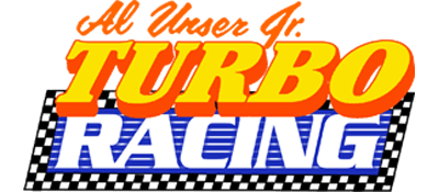Al Unser Jr. Turbo Racing logo for NES